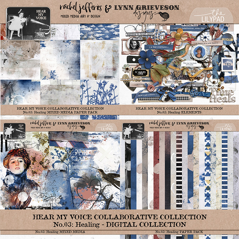 Hear My Voice: 03 - Healing | Digital Scrapbooking Collection