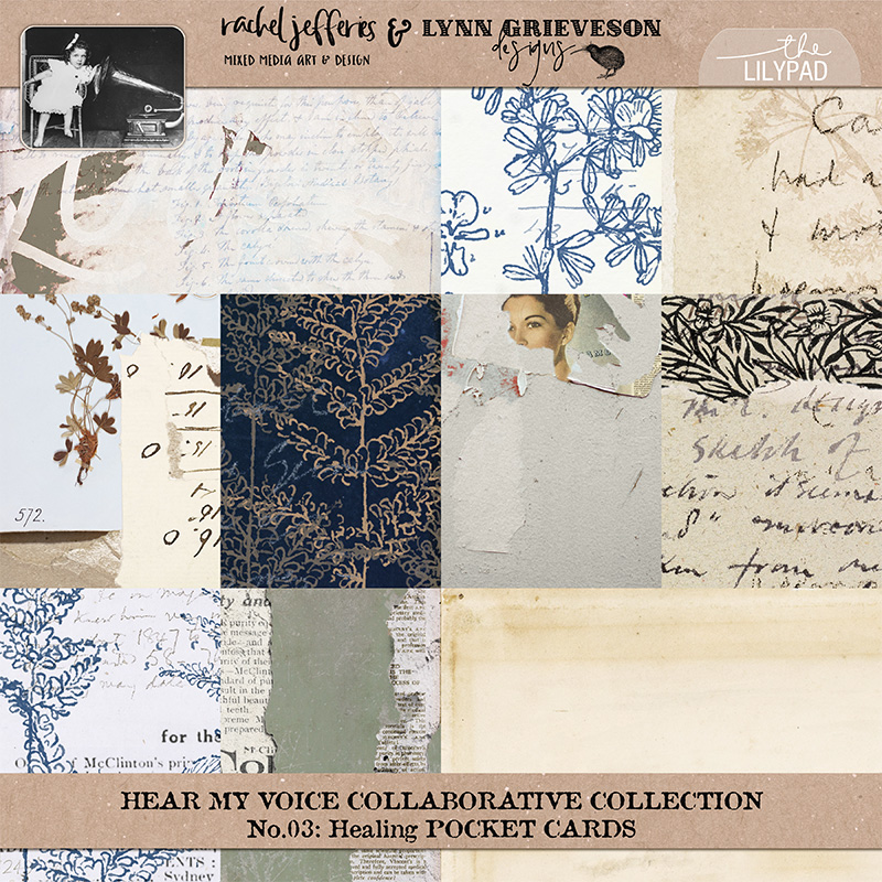 Hear My Voice: 03 - Healing | Digital Scrapbooking Pocket Cards