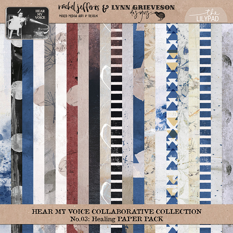Hear My Voice: 03 - Healing | Digital Scrapbooking Paper Pack