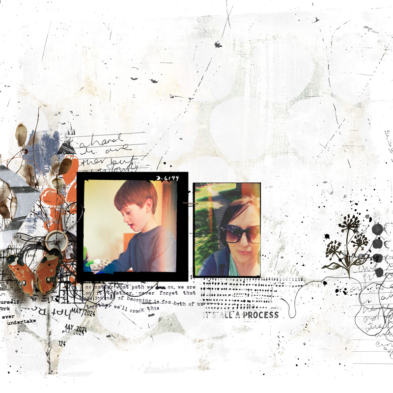 Hear My Voice 23 Becoming Digital Scrapbooking Background Papers - Image 7