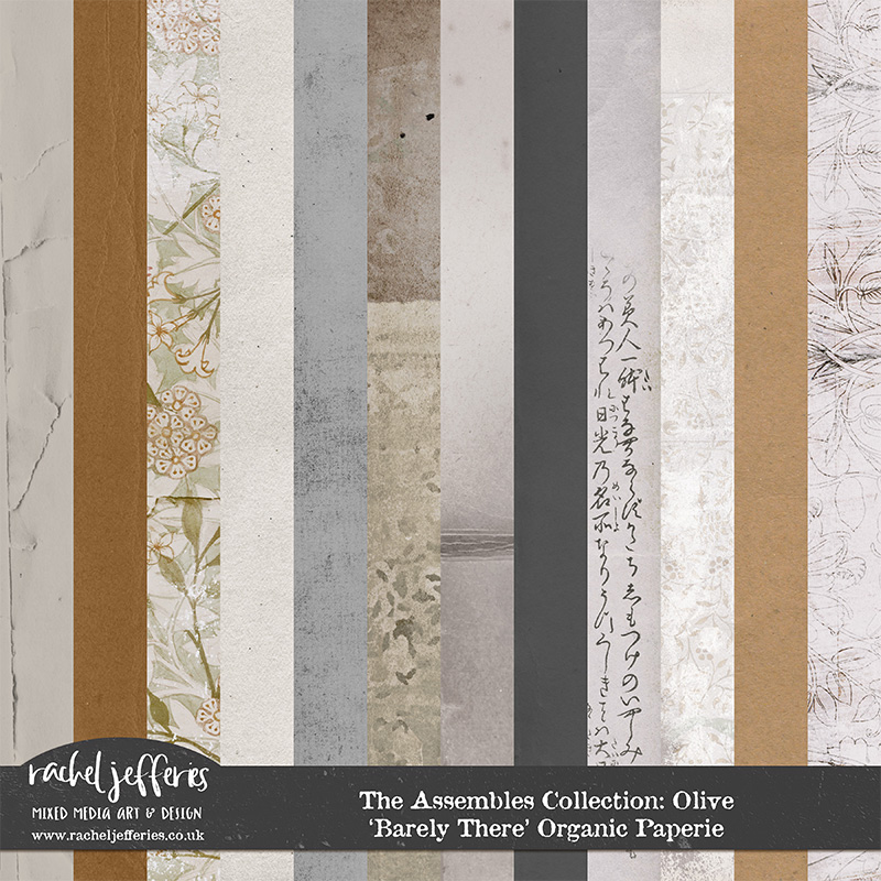 The Assembles Collection: Olive | 'Barely There' Organic Paperie