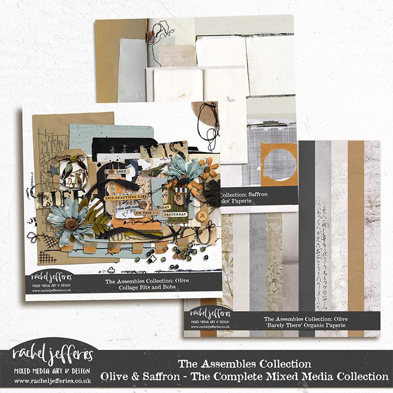 The Assembles Collection: Olive and Saffron | The Complete Mixed Media Collection