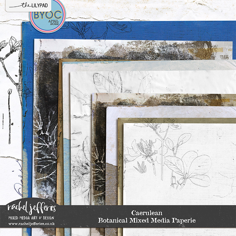 Caerulean: Botanical Mixed Media Paperie