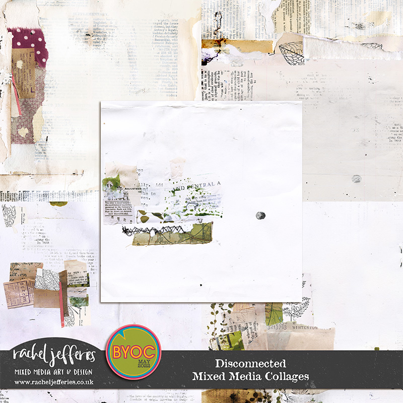 Disconnected: Mixed Media Collages