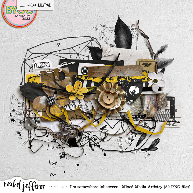 I'm Somewhere Inbetween | Mixed Media Artistry