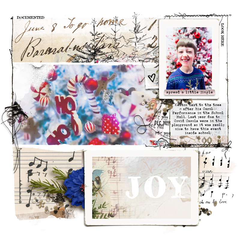 Hear My Voice 08 Carol Singing Digital Scrapbooking Pocket Cards - Image 4