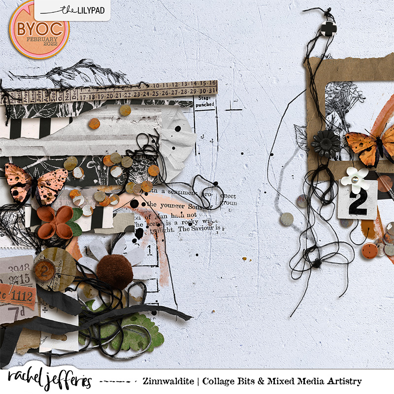 Zinnwaldite | Collage Bits & Mixed Media Artistry