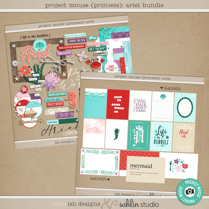 Project Mouse (Princess) Ariel | BUNDLE