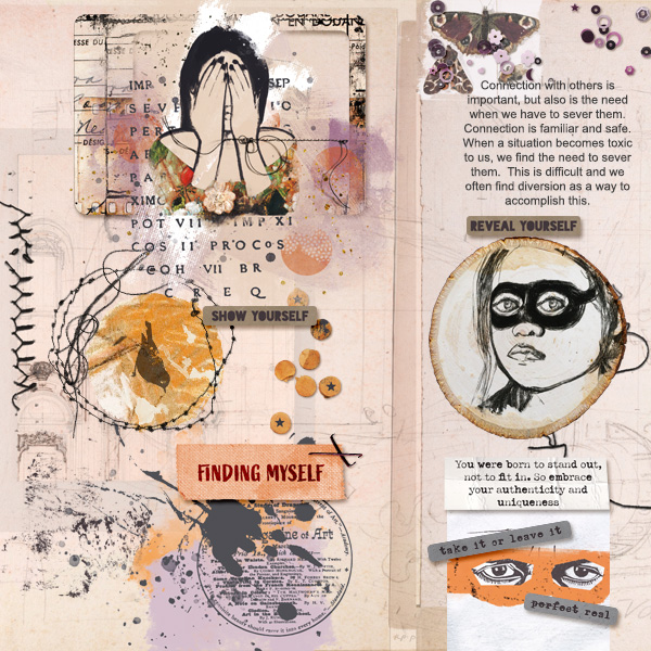 Hear My Voice 12 Masking Digital Scrapbooking Pocket Cards - Image 4