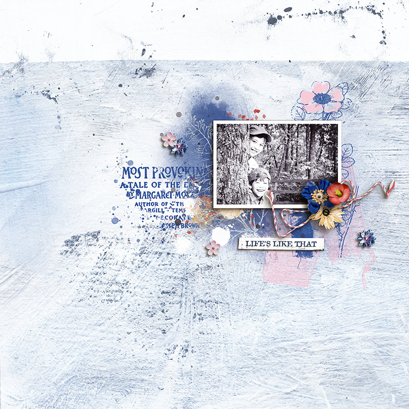 The Blues Digital Scrapbooking Mixed Media Elements - Image 7