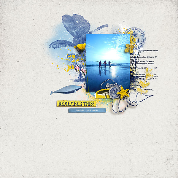 Whale of a Time Digital Scrapbooking Mixed Media Elements - Image 7