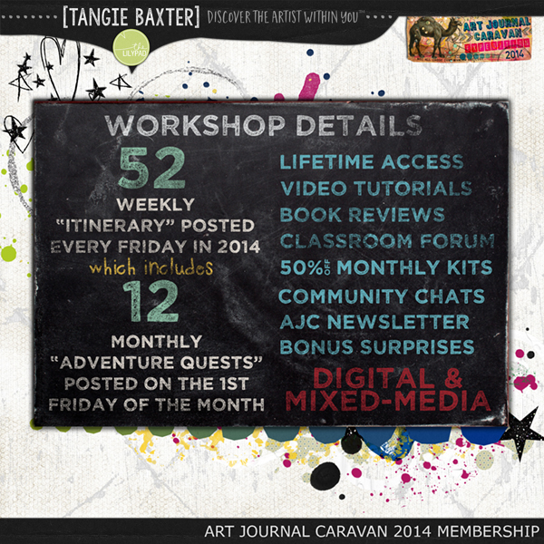 Art Journal Caravan™ Workshop Expedition 2014 {Self-Study} - Image 2