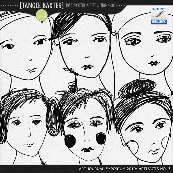 Artifacts No. 3: Sketched Girls
