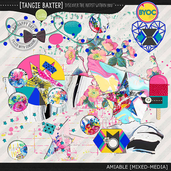 Amiable Mixed-Media