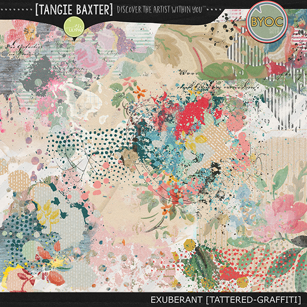 Exuberant Tattered Graffiti