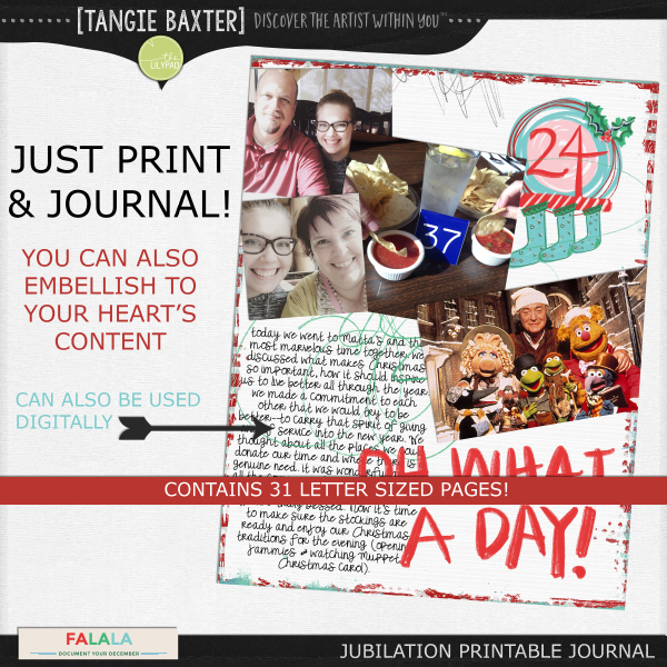 Jubilation Printable Journal (BONUS! Word Art!) - Image 2