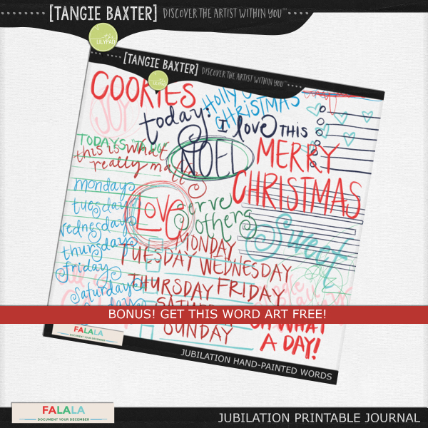 Jubilation Printable Journal (BONUS! Word Art!) - Image 4