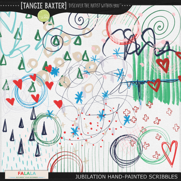 Jubilation Hand-Painted Scribbles
