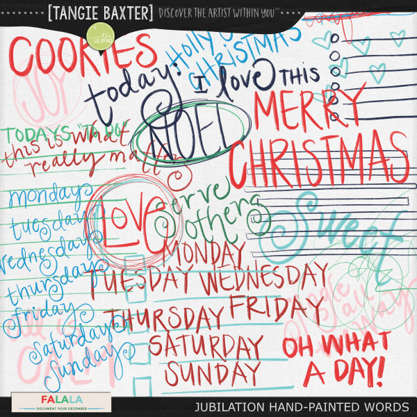Jubilation Printable Journal (BONUS! Word Art!) - Image 5