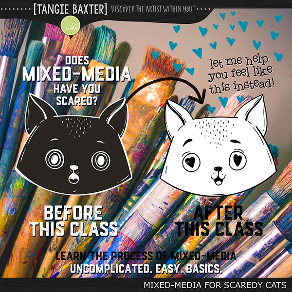 Mixed-Media Art Journaling for Scaredy Cats