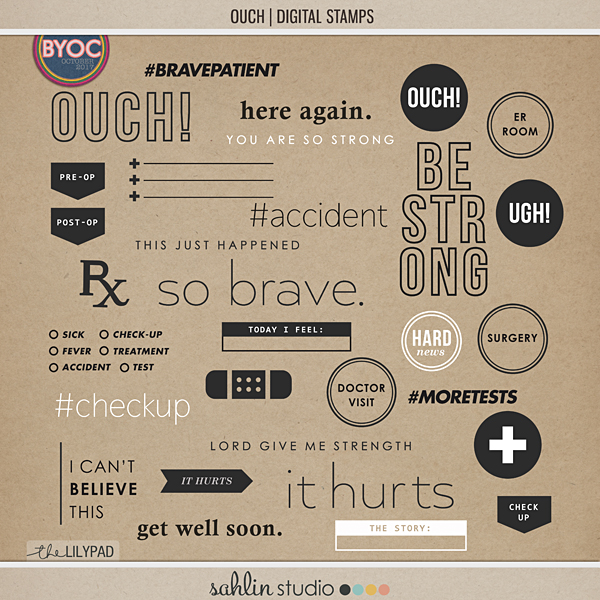 Ouch | Digital Stamps