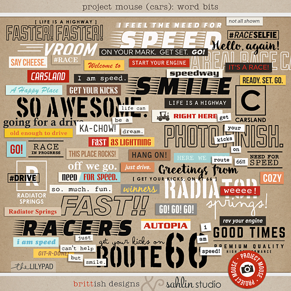 Project Mouse (Cars):Word Bits