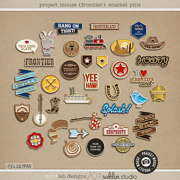 Project Mouse (Frontier): Enamel Pins