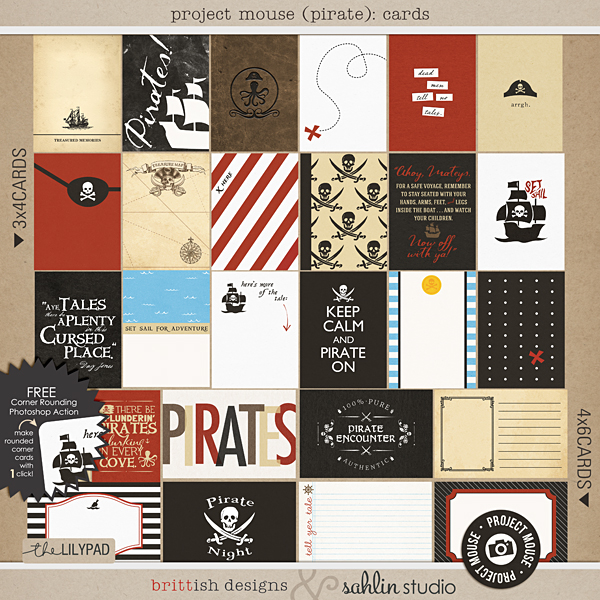 Project Mouse (Pirates) Cards