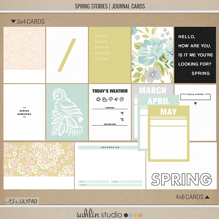 Spring Stories | Journal Cards