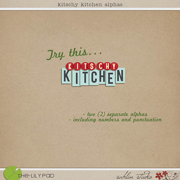 Kitschy Kitchen Alphas