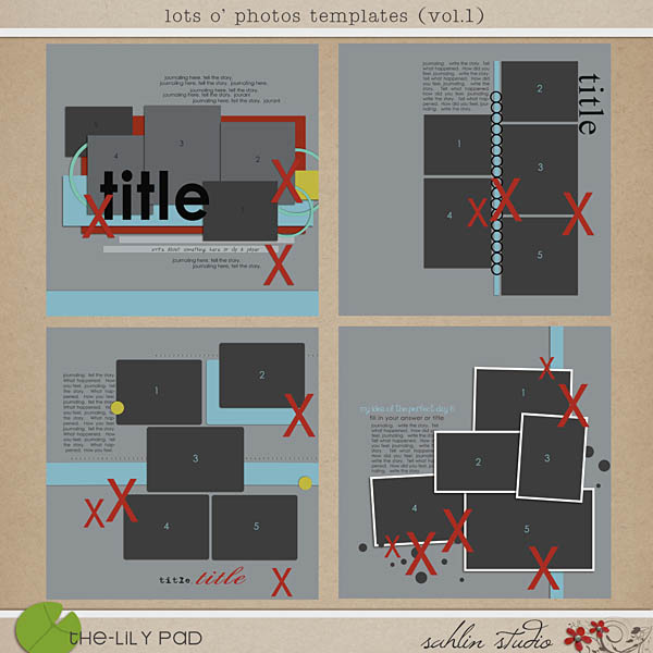 Lots O' Photos Templates (vol.1)