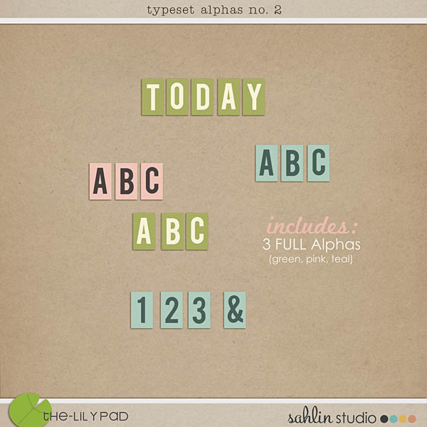 typeset alphas no. 2