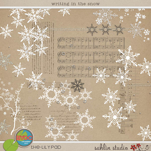 writing in the snow