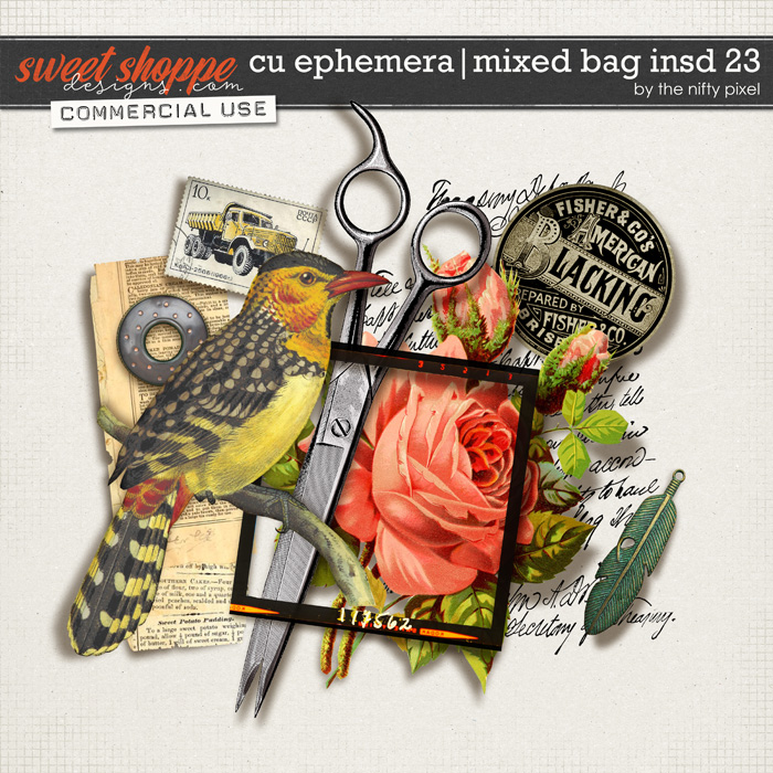 CU - Ephemera Grab Bag #1 by Paula Kesselring &The Nifty Pixel - Image 5