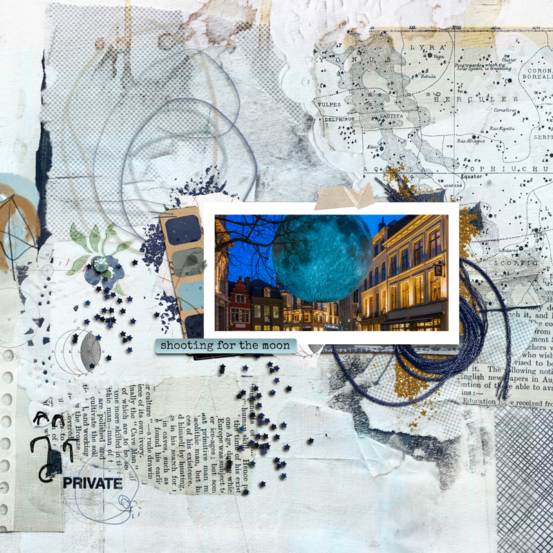 Epic, Cosmic Stuff: Mixed Media Collages - Image 4