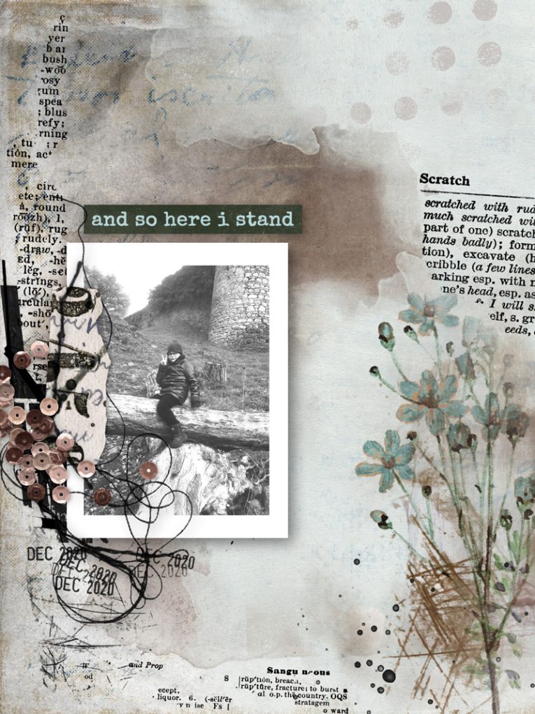 And So Here I Stand: Mixed Media Kit - Image 7