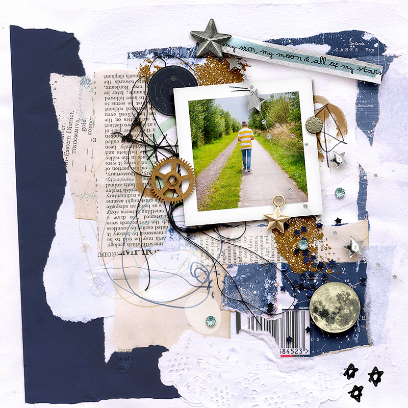 Epic, Cosmic Stuff: Mixed Media Collages - Image 6
