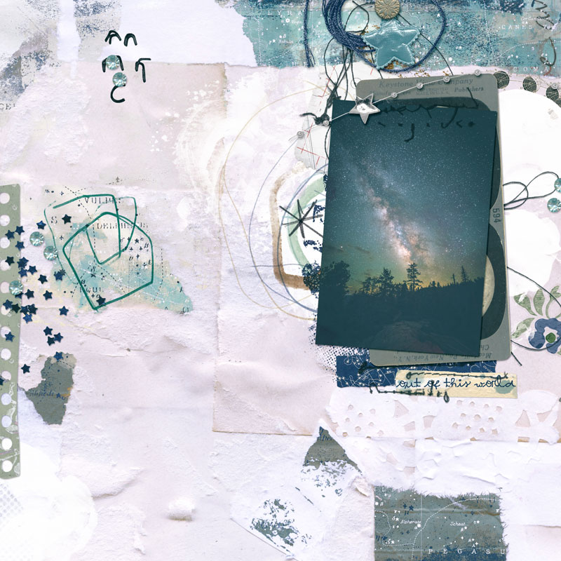 Epic, Cosmic Stuff: Mixed Media Collages - Image 7