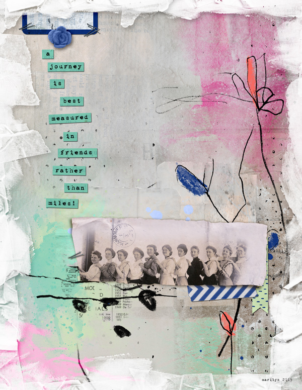 M3 Jan 19: Painted Tape Stamps - Image 6
