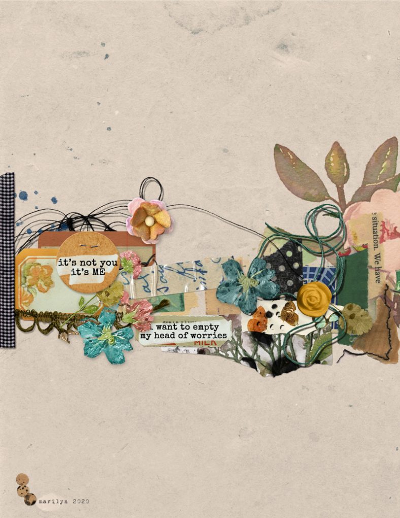 All in my Head : Mixed Media Collages - Image 8