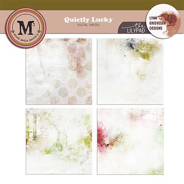 Quietly Lucky Art Papers