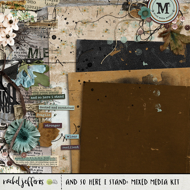 And So Here I Stand: Mixed Media Kit
