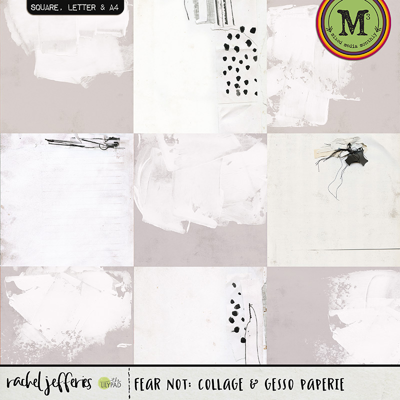 Fear Not: Collage & Gesso Paperie