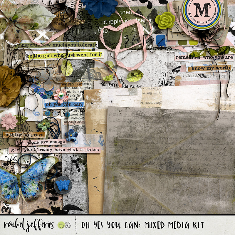 Oh Yes You Can: Mixed Media Kit