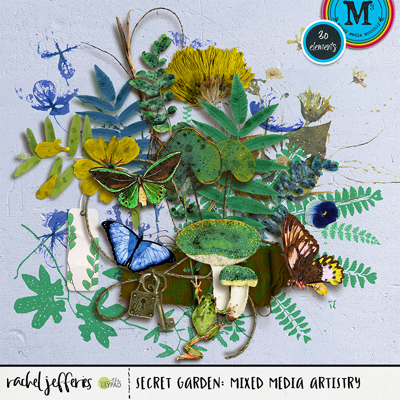 Secret Garden: Mixed Media Artistry