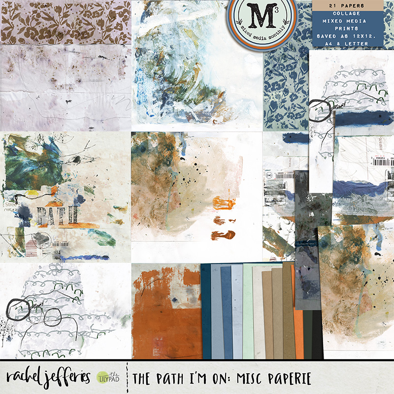The Path I'm On: Mixed Media Paperie