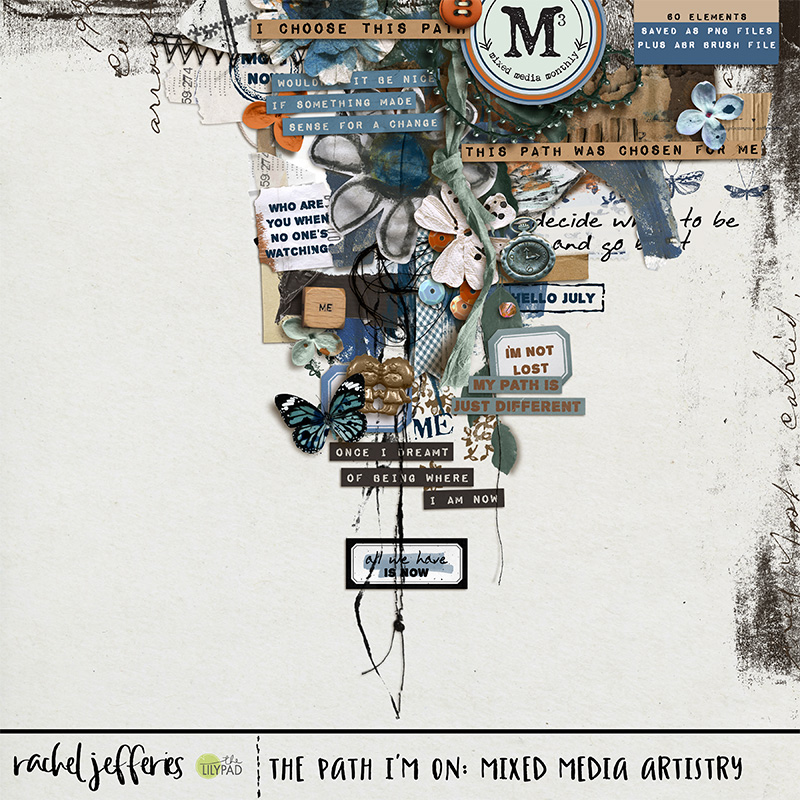 The Path I'm On: Mixed Media Artistry