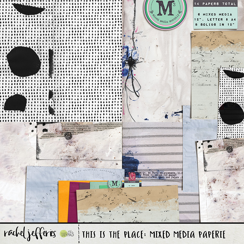 This is the Place: Mixed Media Paperie
