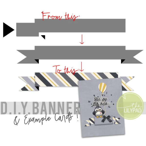 Build a Digital Banner & 5 Cards from 1 kit