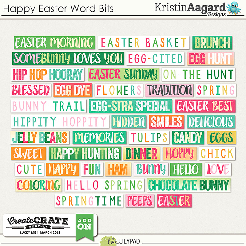 Happy Easter Word Bits